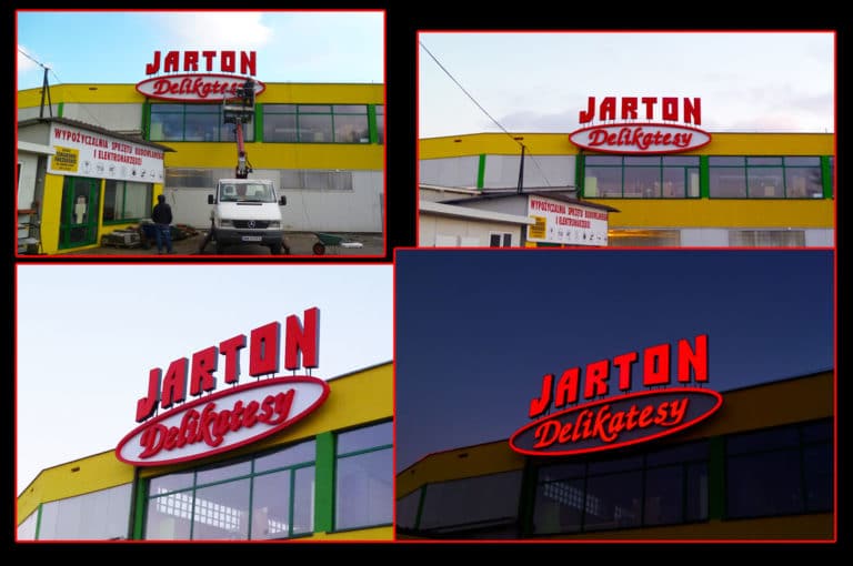 Jarton litery przestrzenne podswietlane Led(1)