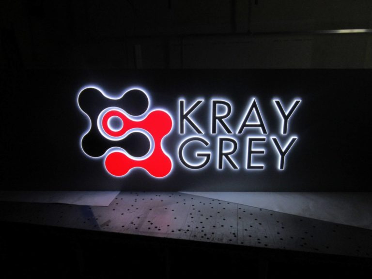Kasetony z Dibondu Kray Grey