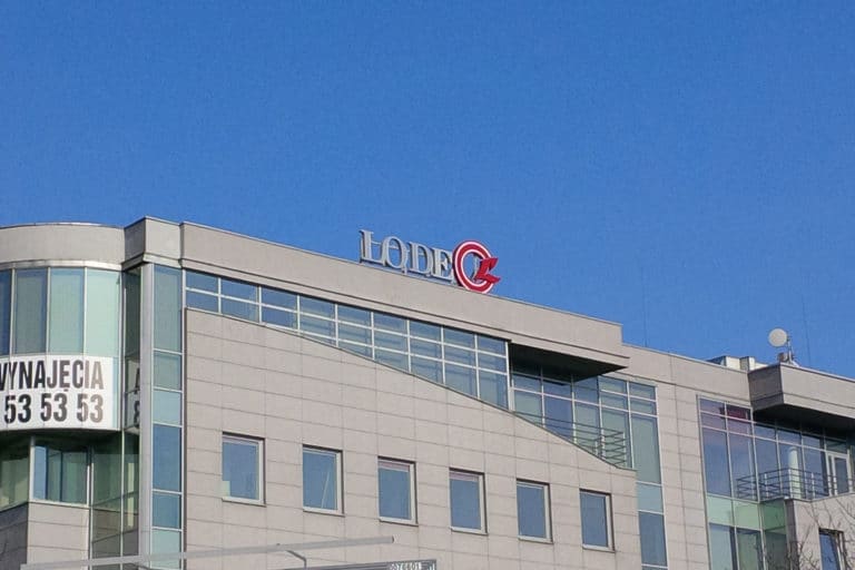 Lode litery podswietlane Warszawa