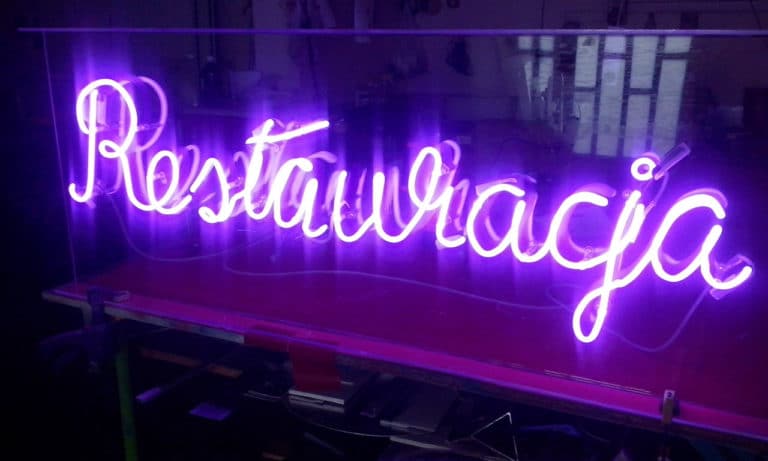 Neon restauracja Warszawa
