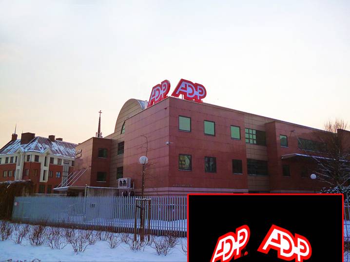 Adp litery podswietlane reklama led