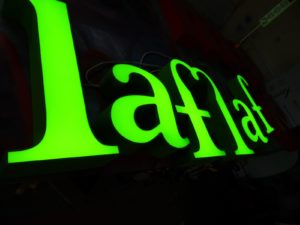 Reklama swietlna Laf Laf