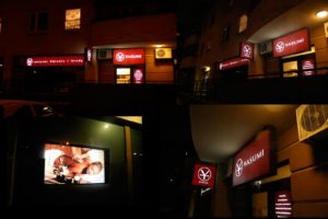 banery podswietlane led warszawa