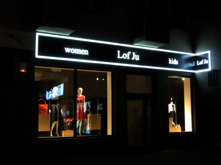 reklama swietlna lof ju