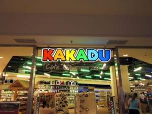 Litery 3D podswietlane Kakadu